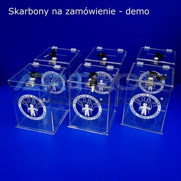 Урна-Копилка для сбора средств из оргстекла 50х50см.