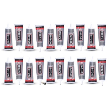 20 x Montážní lepidlo B-7000 110 ml silný LCD pro univerzální displeje