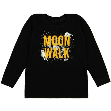 BLUZKA CZARNA Z DŁUGIM RĘKAWEM MOON 80 Mrofi