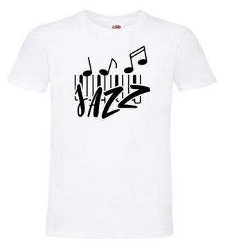 Jazz Music Piano, Muzyka, Muzyczna Koszulka, T-shirt