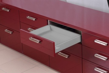 Wyprzedaż promocja szuflada Systembox niska szara L-450 mm - TB30 AMIX