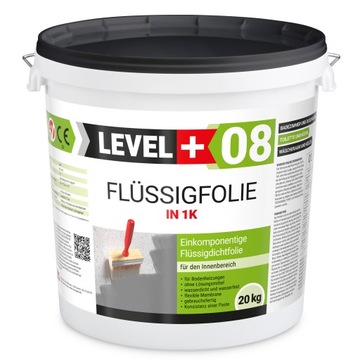 Folia w płynie 20kg Hydroizolacja Level+08