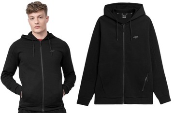 ТОЛСТОВКА СПОРТИВНАЯ МУЖСКАЯ, ХЛОПОК, С КАПЮШОНОМ, 4F, размер L