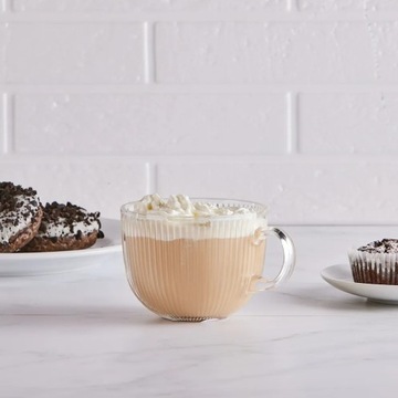 Кофейные чайные чашки, большие стаканы с ручкой Altom Selena 510 мл, 6 шт.