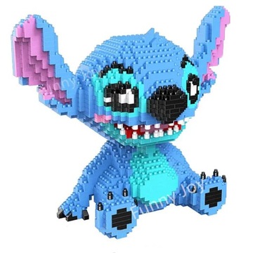 ZESTAW FIGURKA KLOCKI LILO & STITCH DISNEY 1814 ELEMENTÓW DZIECKO ZABAWKA