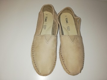 Skórzane buty Toms. Stan idealny. Rozmiar 40.