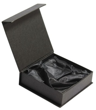 Etui na medal uniwersalne 50/60/70/80mm - atłasowe, eleganckie czarne
