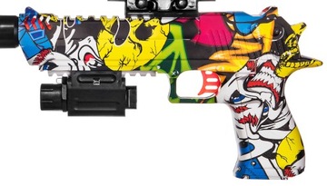 ВИНТОВКА ПИСТОЛЕТ MP АВТОМАТИЧЕСКИЙ DEAGLE GEL BALLS CS