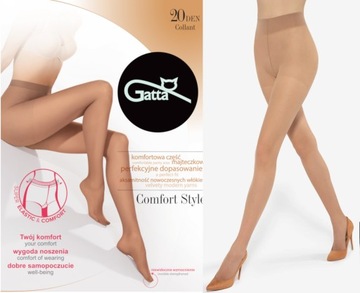 Rajstopy Gatta Comfort Style 20 den mat daino- 4