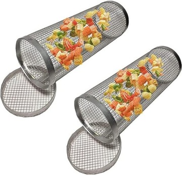 КРУГЛАЯ КОРЗИНА ДЛЯ ОВОЩЕЙ ГРИЛЬ 30 СМ