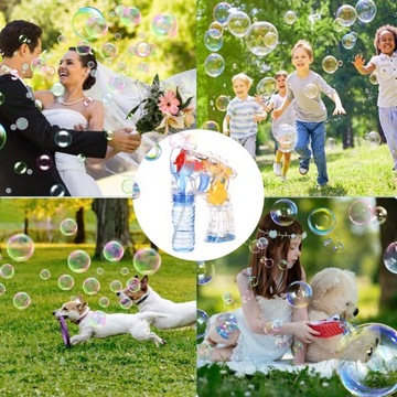 ПИСТОЛЕТ ДЛЯ МЫЛЬНЫХ ПУЗЫРЕЙ, С ПОДСВЕТКОЙ, АВТОМАТИЧЕСКИЙ