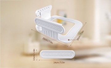 UCHWYTY NA PRZEŚCIERADŁA DO ŁÓŻKA KLIPSY ANTYPOŚLIZGOWE UNIWERSALNE 4SZT