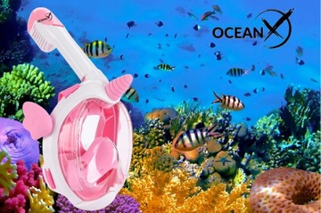 Детская полнолицевая маска для сноркелинга UNICORN XS OceanX