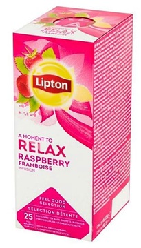Herbata MALINOWA Lipton 25 kopert