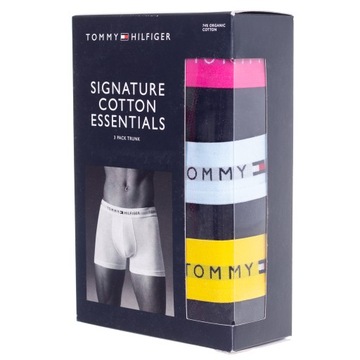 TOMMY HILFIGER BOKSERKI L MĘSKIE ORYGINAŁ 3Pack UM0UM02763 KOLEKCJA LUXURY