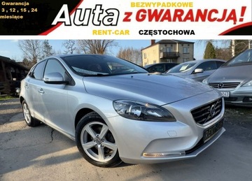 Volvo V40 II Hatchback 1.6 D2 115KM 2014 Volvo V40 OPŁACONY Bezwypadkowy Klimatronik