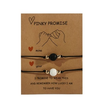 Zestaw bransoletek Pinky Promise dla przyjaciela