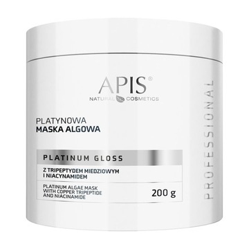 Apis Platinum Gloss Platynowa maska algowa z tripeptydem midziowym i niacyn