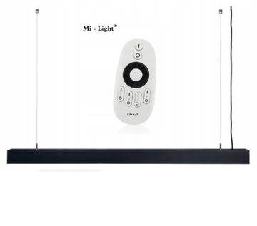 LAMPA LINIOWA LED BIUROWA 30W WISZĄCA ŚCIEMNIALNA