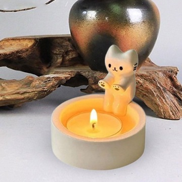 Столб подсвечник украшение стола подарки смола свеча