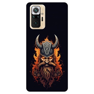 Etui do Xiaomi Redmi Note 10 Pro / Pro Max Wzory Wikingowie Wojownik Runy