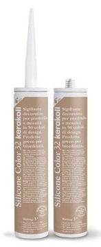 Kerakoll Silicone Kolor 32 - 310 ml - Dekoracyjny Silikon Sanitarny