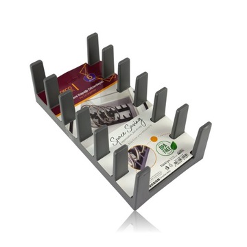 Organizer Omak plastikowy szary 15,1x28,2x9,1 cm