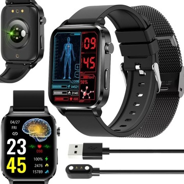 SMARTWATCH ZEGAREK Z FUNKCJĄ POMIARU CUKRU GLUKOZA