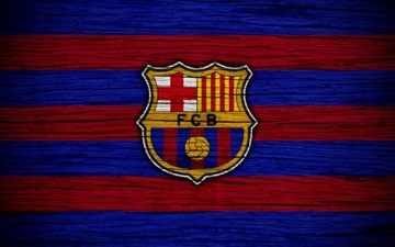 BARCELONA LOGO Naklejka - plakat 90 cm K280