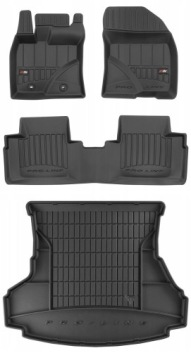 Set 3D gumové rohože Toyota Avensis 3 Sedan 2009-2018