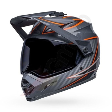 ШЛЕМ BELL MX-9 ADVENTURE MIPS DALTON ЧЕРНЫЙ/ОРАНЖЕВЫЙ XL