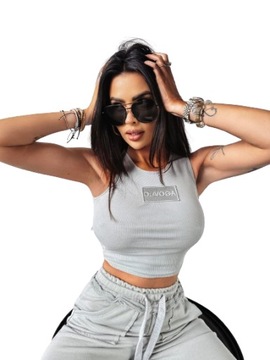 Top damski OLAVOGA RUBY szary - M
