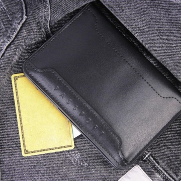 Обложка для паспорта с кошельками