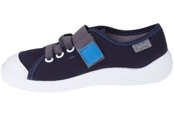 Befado kapcie dziecięce trampki chłopięce 351X047 na rzep szkolne lekkie 26