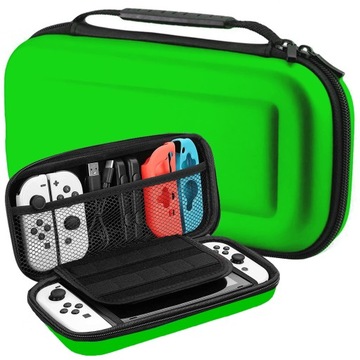 ETUI CASE WZMOCNIONY DO NINTENDO SWITCH OLED ZIELONY