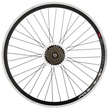 Zadní kolo 26 Černé Alu Volnoběžka 7 rz Shimano