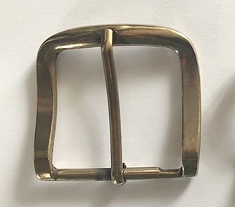 KLAMRA do pasa 40mm brązowa