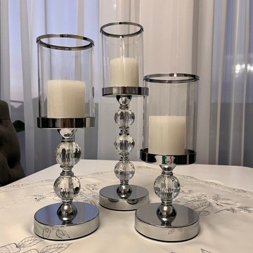 Набор подсвечников Glamour Glass Lantern 1-2-3 шт.
