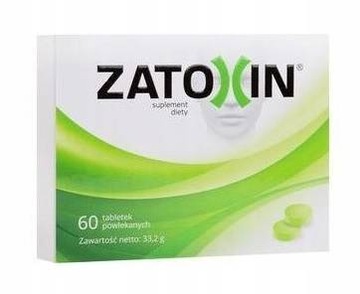 ZATOXIN DUO BA ZATOKI KATAR BÓL GŁOWY 60 tablet