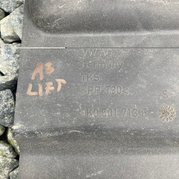 A3 LIFT 08-13 OSŁONA PODWOZIA TYŁ 1K0501713E