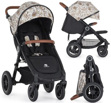 WÓZEK SPACEROWY PetiteMars Street 2 AIR STELAŻ OAK Limited Elegant Birds