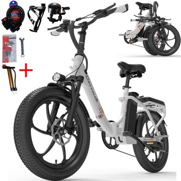 rower elektryczny składany Cheevalry 500W 35km/h 100km 20