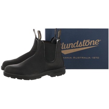 Buty Męskie Skórzane Sztyblety Blundstone 510 Voltan Czarne