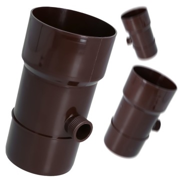 КОЛЛЕКТОР ДЛЯ ВОССТАНОВЛЕНИЯ ДОЖДЕВОЙ ВОДЫ ДОЖДЕВОЙ УЛОВИТЕЛЬ 110x1 G С КОРИЧНЕВЫМИ ЖЕЛОБАМИ