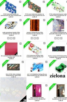 slay br ТРАНСФЕРНАЯ ФОЛЬГА для печати на фольге 1,5 м