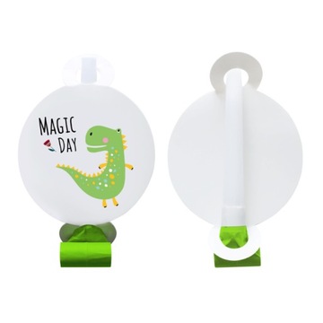 Бумажные трубочки Динозавры День Рождения