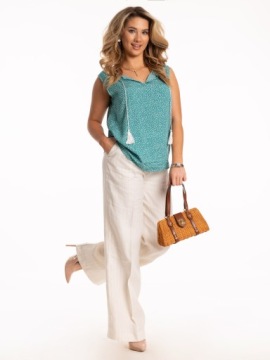 Модные женские блузки широкие ремни