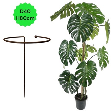 Опора для растений, кустов, цветов, садовая опора D40 H80см, польское качество