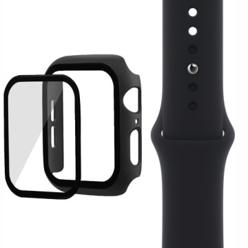 PASEK + SZKŁO + ETUI DO APPLE WATCH CASE 4 6 SE 44