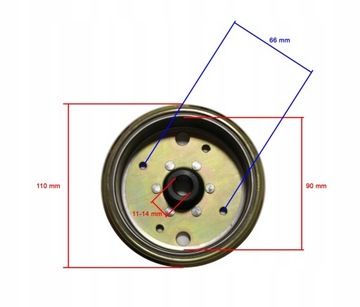 Самокат Magneto Ignitor с магнитным колесом 4T GY6 139QMA QMB Zipp Barton Quest